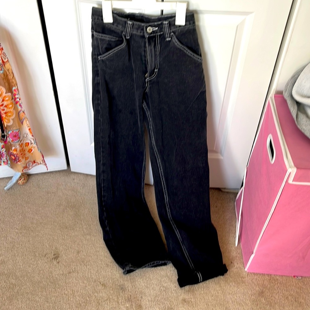 black painter pants style jeans- Purchased from Brandy Melville- Crispina jeans